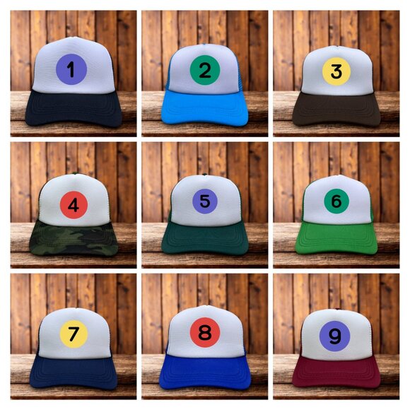 Pizza Hut Vintage Logo Unisex Trucker Hat Navy Snapback Throwback Ball Cap - Picture 4 of 6